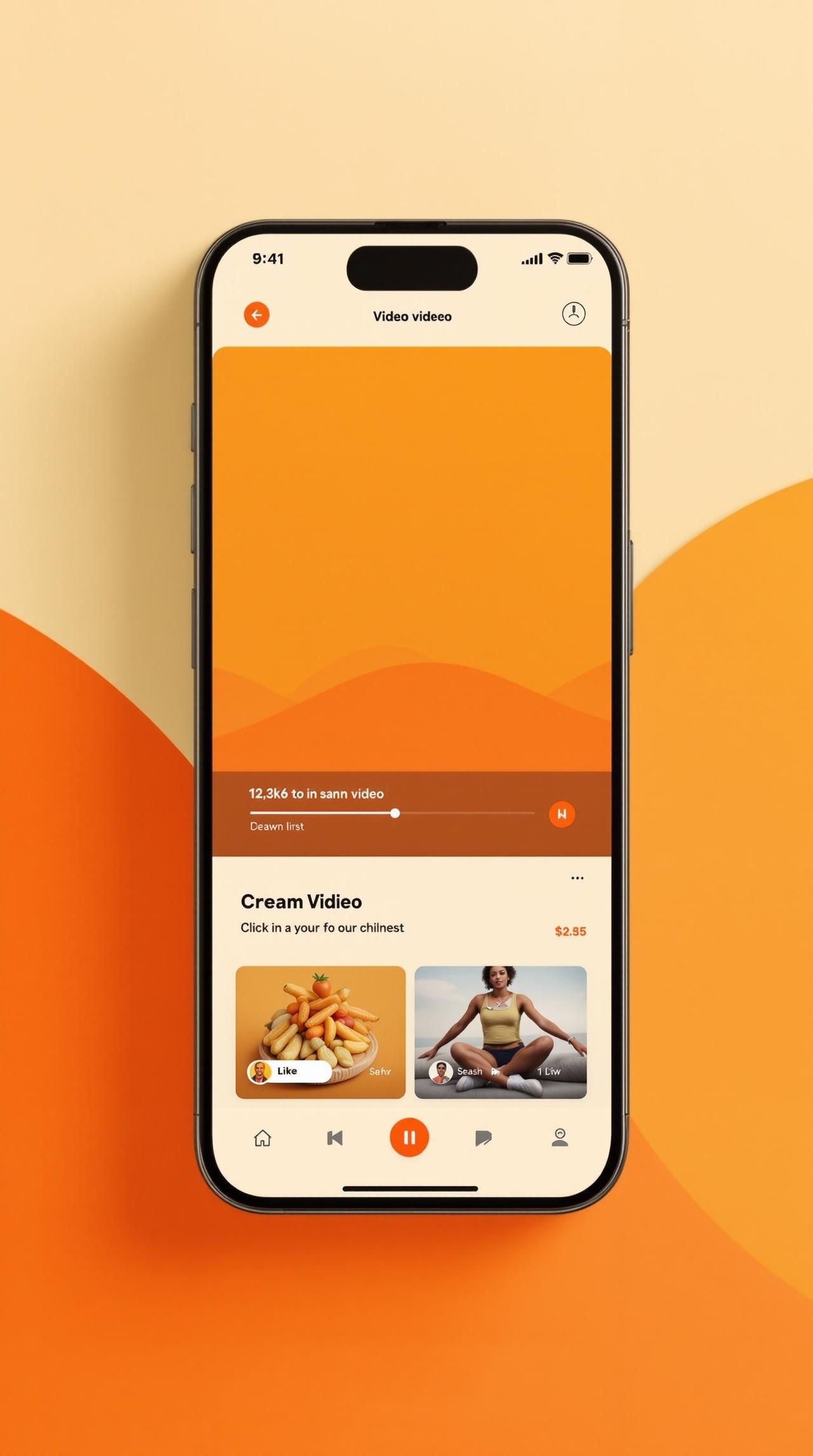 橘子影视APP界面预览
